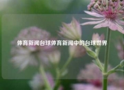 体育新闻台球体育新闻中的台球世界